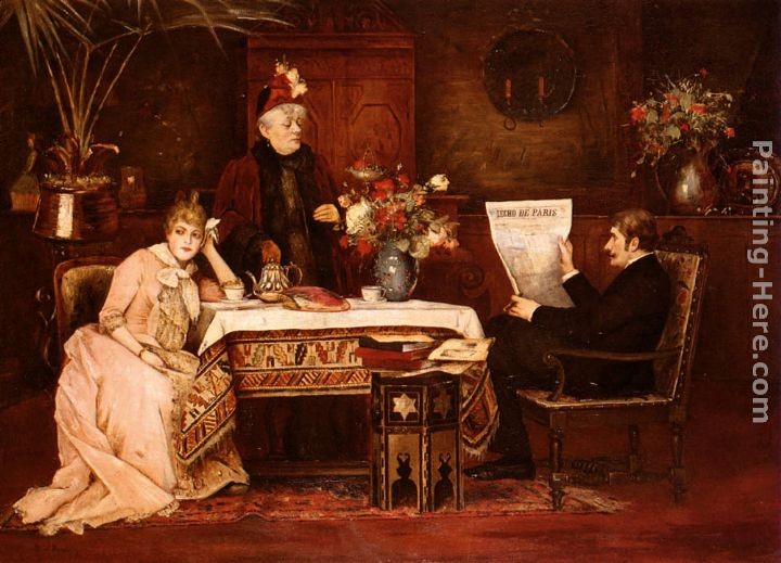 Mihaly Munkacsy Trop De Belle-Mere